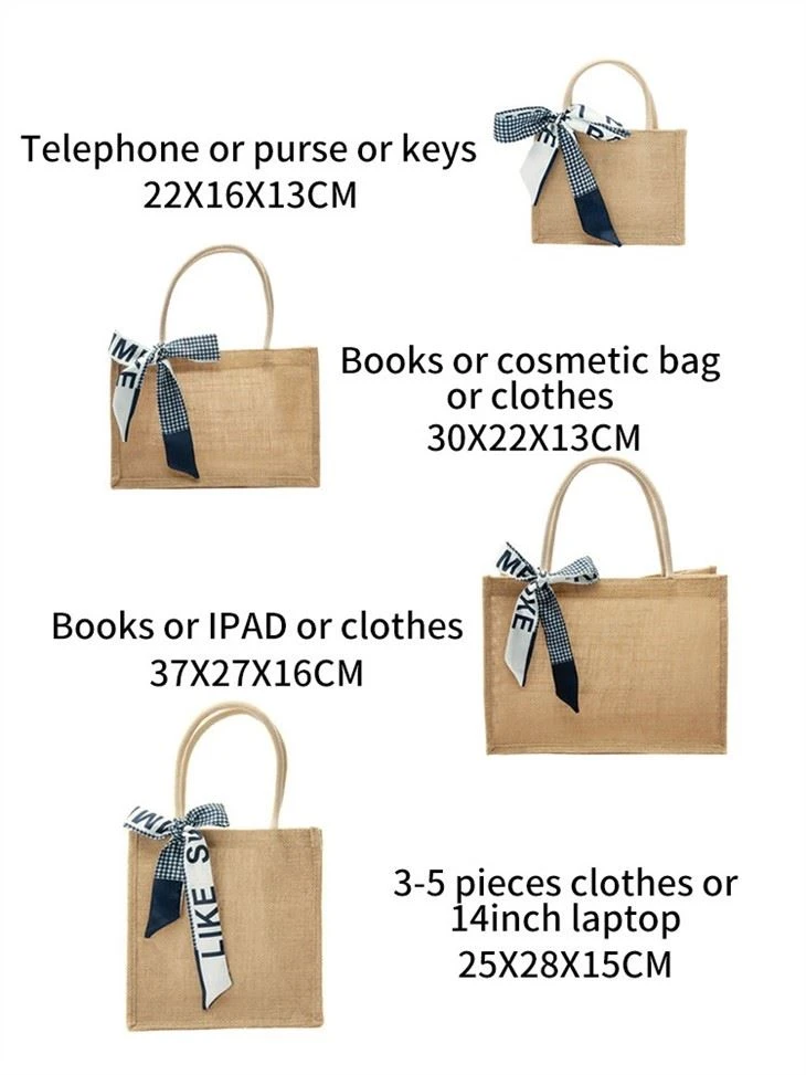 Natural Jute Beach Travel Bag
